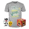 Image de T-SHIRT S + POP SYLVESTER ET TWEETY / LOONEY TUNES / FIGURINE FUNKO POP