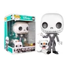 Image de JACK SKELLINGTON WITH ZERO SUPER OVERSIZED / L'ETRANGE NOEL DE MR JACK / FIGURINE FUNKO POP / EXCLUSIVE SPECIAL EDITION / GITD