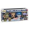 Image de 4 PACK HULK GROOT CAP SNOWMAN THANOS / MARVEL HOLIDAY / FIGURINE FUNKO POP / EXCLUSIVE SPECIAL EDITION