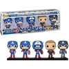 Image de 5 PACK CAPTAIN AMERICA / CAPTAIN AMERICA THROUGH THE AGE / FIGURINE FUNKO POP / EXCLUSIVE AMAZON