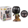 Image de THE MANDALORIAN WITH GROGU WITH ENAMEL PIN / STAR WARS THE MANDALORIAN / FIGURINE FUNKO POP / EXCLUSIVE SPECIAL EDITION