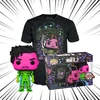 Image de T-SHIRT XL AVEC POP BLACK PANTHER BLACKLIGHT / MARVEL WHAT IF / FIGURINE FUNKO POP / EXCLUSIVE SPECIAL EDITION