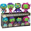 Image de 4 PACK MARVEL WHAT IF BLACKLIGHT / MARVEL WHAT IF / FIGURINE FUNKO POP / EXCLUSIVE SPECIAL EDITION
