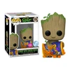 Image de GROOT WITH CHEESE PUFFS / I AM GROOT / FIGURINE FUNKO POP / EXCLUSIVE SPECIAL EDITION / FLOCKED