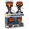 Image de 2 PACK DARTH MAUL AND GAR SAXON / STAR WARS / FIGURINE FUNKO POP / EXCLUSIVE SPECIAL EDITION / GITD