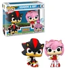 Image de 2 PACK SONIC AND AMY / SONIC / FIGURINE FUNKO POP / EXCLUSIVE SPECIAL EDITION / FLOCKED