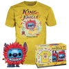 Image de T-SHIRT S AVEC POP STITCH SIMBA / LILO ET STITCH / FIGURINE FUNKO POP