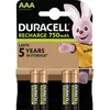 Image de Duracell Pile rechargeable LR3 (AAA) NiMH 750 1.2 V 4 pc(s)