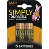 Image de DURACELL Pile Alcaline LR03/AAA 1,5V BL6 Simply