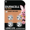 Image de DURACELL CR2016 Lot de 4 piles boutons au lithium 3 V, longue durée garantie, technologie sécurité enfant, pour clés électroniques / télécommandes / montres fitness, emballage sécurité enfant