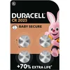Image de DURACELL 2025 Piles Boutons au lithium (Lot de 4) 3V, CR2025