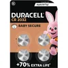 Image de DURACELL CR2032 Piles Boutons au lithium 3V (lot de 4) - Jusqu’à +70 % de longévité - Technologie Sécurité Enfant - Recommandées pour l’AirTag d’Apple - Clés, appareils maison, sport et médicaux