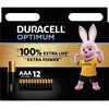 Image de Duracell Optimum Pile LR3 (AAA) alcaline(s) 1.5 V 12 pc(s)