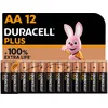 Image de DURACELL Plus Piles AA (Lot de 12)   Piles Alcalines 1,5 V Durent jusqu’à 150 % plus longtemps grâce aux Actifs POWER BOOST Fiable pour vos Appareils du Quotidien Emballage 0 % Plastique   MN1500