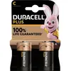 Image de Duracell Plus-C K2 Pile LR14 (C) alcaline(s) 9.8 Ah 1.5 V 2 pc(s)