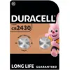 Image de DURACELL CR2430 Lot de 2 piles boutons au lithium 3 V, longue durée garantie, pour clés électroniques / petites télécommandes et montres de sport et conservation garantie 10 ans