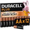 Image de DURACELL Plus Lot de 12 piles AA alcalines 1,5 V, durent jusqu’à 150 % plus longtemps* grâce aux Actifs POWER BOOST**, fiables pour vos appareils du quotidien, emballage 0 % de plastique, conservation garantie 10 ans - LR6 MN1500