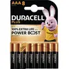 Image de Duracell Plus Power Boost Pile LR3 (AAA) alcaline(s) 1.5 V 8 pc(s)