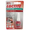 Image de Loctite 271, frein filet résistance forte, frein filet rouge pour blocage et étancheité des fixations filetées, Flacon 5 ml - aspect rouge