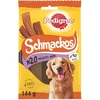 Image de Pedigree Schmackos Multi Mix 20 lamelles friandises pour Chien Saveurs Boeuf, Volailles et Agneau (Pack de 9)