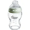 Image de Tommee Tippee Biberon en Verre Closer to Nature, Tétine Imitant le Sein Maternel avec Valve Anti-Colique, 250 ml, Lot de 1, Transparent