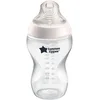 Image de Tommee Tippee Biberons Closer to Nature, Tétine Imitant le Sein Maternel avec Valve Anti-Colique, 340 ml, Lot de 1, Transparent