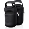 Image de Tommee Tippee Sacs isothermes pour biberons pour les biberons Natural Start, Lot de 2, Portables et légers, Gardent l’eau chaude ou froide, Sangle réglable