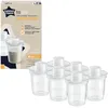 Image de Tommee Tippee Distributeurs de lait en poudre, Pots de conservation de lait en poudre, Lot de 6, Contient 8 cuillerées par pot, Parfaits pour la préparation de biberons en mode nomade