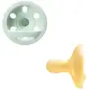 Image de Lot de 2 sucettes forme naturelle Vert