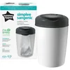 Image de Tommee Tippee Simplee White poubelle à couches + recharge pour poubelle 1 pcs