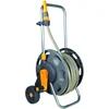 Image de HOZELOCK - Dévidoir Chariot Plus 50 M (Ø 12.5 mm) Assemblé : Capacité Max 60 M, Stable & Robuste pour un Usage Général, Fournis Assemblé avec 50 M de Tuyau, 1 lance + Raccords [2435R0000]