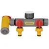 Image de Hozelock 2250 0000 FLOWMAX   Distributeur deau 2 voies Ø 12 à 15 mm (1/2) avec vanne de régulation