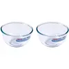 Image de PYREX Saladier, 500 ml, transparent, 144 mm de diamètre, passe au lave-vaisselle, micro-ondes, congélateur, réfrigérateur et four conventionnel, verre trempé, usage professionnel et domestique, P582