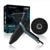 Image de REVAMP Progloss 3800 Sèche-Cheveux Quadri-Ionique| Léger avec Embout Concentrateur et Volumateur | Pour lisser ou boucler |Infusé D’Huiles pour Des Cheveux Brillants et Soyeux | Noir/Bleu