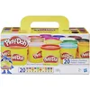 Image de Play-Doh, 20 Pots de Pâte à Modeler avec des Couleurs Différentes, Jeu Éducatif pour Filles et Garçons dès 2 Ans, Cadeau pour Anniversaire, Activité Créative