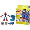 Image de Play-Doh Marvel Spider-Man, Coffret Mon créateur de Toiles avec Figurine et pâte à Modeler
