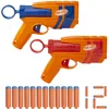 Image de Nerf N Series, Duo Pack de Blasters à fléchettes et 12 fléchettes N1, Lanceurs de Fléchettes Haute Performance pour Enfants   Jeux de Tir d’Extérieur   Design Portable et Facile à Amorcer, Jouet