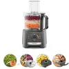 Image de Kenwood Multipro Compact FDP31.020GY Modèle 2023, robot hachoir de cuisine avec 2 vitesses d'usinage + Pulse, bol de 2,1 L, coupe-légumes électrique pour hacher, râper et pétrir, 800 W
