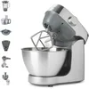 Image de Kenwood Prospero+ KHC29A.R0SI Robot de Cuisine, Bol 4,3 L en Acier Inoxydable, 10 Accessoires, Hachoir, Blender en Verre, Presse Agrumes, Extracteur de Jus et Plus, Balance intégrée, 1000W, Argent