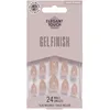 Image de Elegant Touch Perfect Colour Lot de 24 faux ongles courts avec colle Nude, Lot de 1