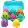Image de Toomies Tomy Jouets pour Bébé PIOU PIOU Surprise Arc-en-Ciel - Boîte à oeufs 3 Poussins Qui Font PIOU PIOU et 3 Poussins à hochet - Jouets sensoriels pour bébés 6-36 Mois   Trieur Formes et Couleurs