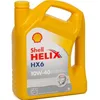 Image de SHELL Huile moteur Helix 10W-40 Huile en partie synthétique Huile ACEA A3/B3 ACEA A3/B4 API SN API CF HX6 4 L