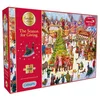 Image de Gibsons Puzzle de 1000 pièces, édition limitée, puzzle de Noël 2025, la saison à offrir, puzzle pour adultes