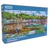 Image de Gibsons Games Puzzle de 636 pièces à marée basse à Tobermory   Puzzle panoramique sur le bord de mer   Puzzle durable pour adultes   Planche 100 % recyclée de qualité supérieure   Cadeau idéal pour
