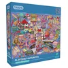 Image de Gibsons Playtime Favourites Puzzle nostalgique de 1000 pièces pour enfants   Puzzle durable pour adultes | Planche 100 % recyclée de qualité supérieure | Excellent cadeau pour adultes | Jeux Gibsons