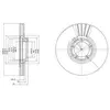 Image de DELPHI Disques de frein pour FORD: Transit/Tourneo (Ref: BG3366)