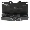 Image de DELPHI Plaquettes de frein X4 pour TOYOTA: Land Cruiser, Hilux, 4-Runner & BMW: Série 7 & VOLKSWAGEN: Taro & VAUXHALL: Corsa (Ref: LP854)