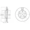 Image de DELPHI Disques de frein pour MAZDA: 5, 3 (Ref: BG3927)