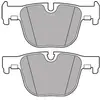 Image de DELPHI Plaquettes de frein X4 pour BMW: Série 3, Série 4 (Ref: LP2494)