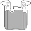 Image de DELPHI Plaquettes de frein X4 pour BMW: Série 2, Série 3, M4, Série 1, M3, Série 4, M2 (Ref: LP2660)